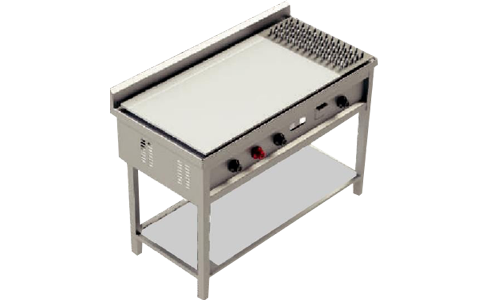 chapati plate with puffer